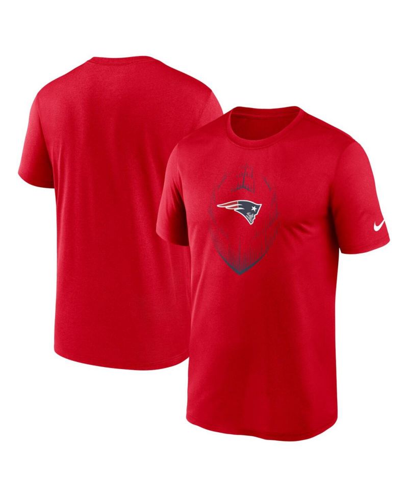 Men's Red New England Patriots Primetime Legend Icon Performance T-Shirt