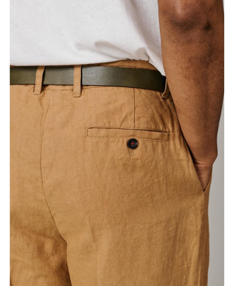 Men's Belvedere Relaxed Linen Trouser