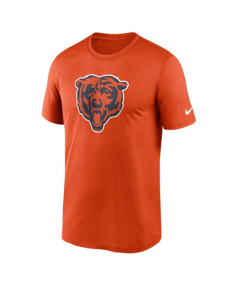 Men's Orange Chicago Bears Legend Logo Performance T-shirt