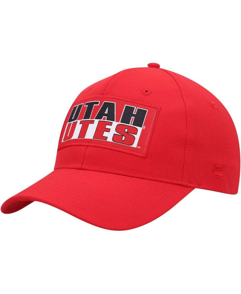 Men's Red Utah Utes Positraction Snapback Hat