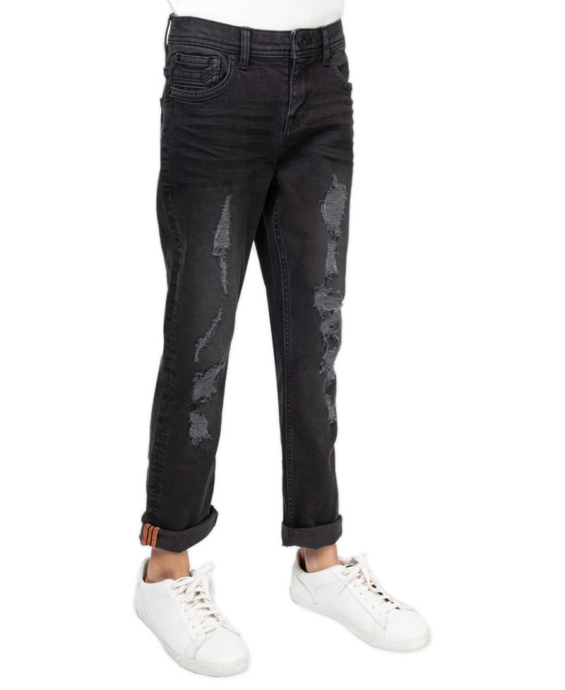 Big Boys RawX Distressed Neon Stitch Jeans