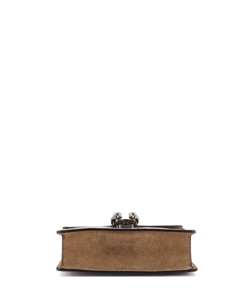 Small Dionysus Bag GG Coated Canvas with Crystal Embellished Metal