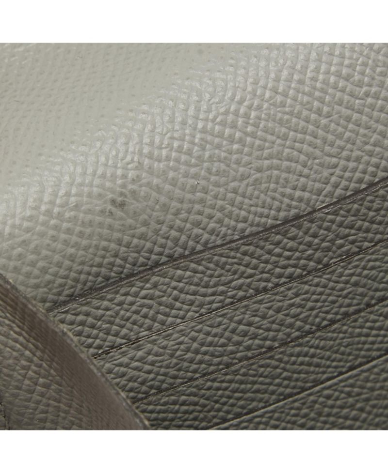 Gris Mouette Epsom Leather Kelly Classic Wallet