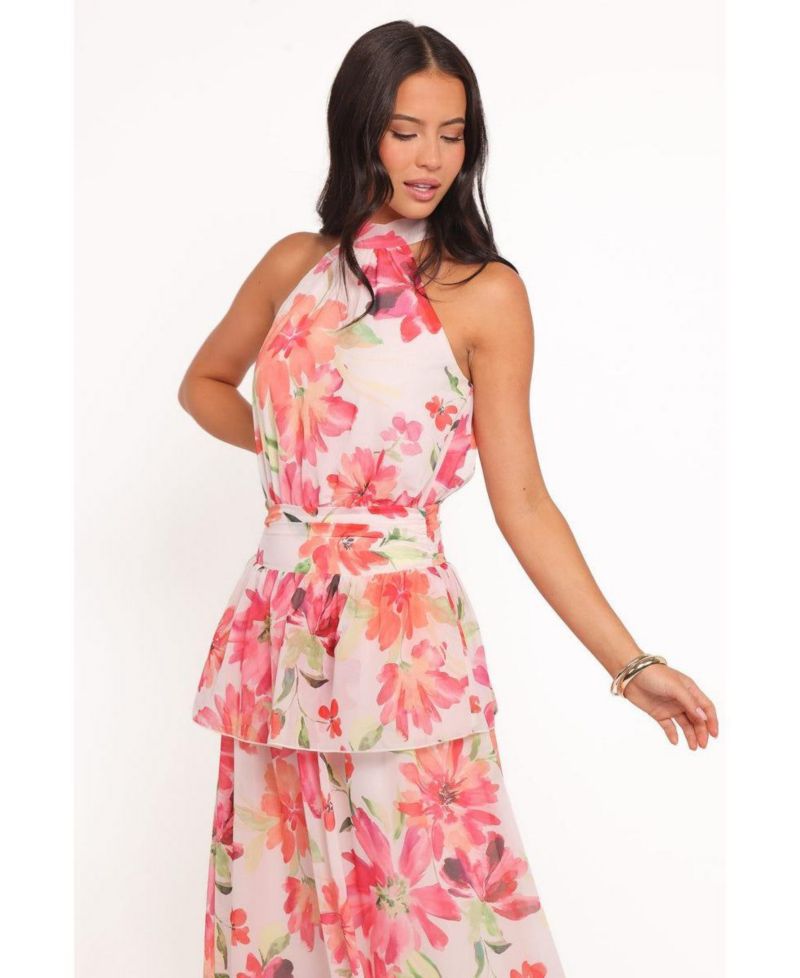 Women's Martha Halter Sleeveless Maxi Dress