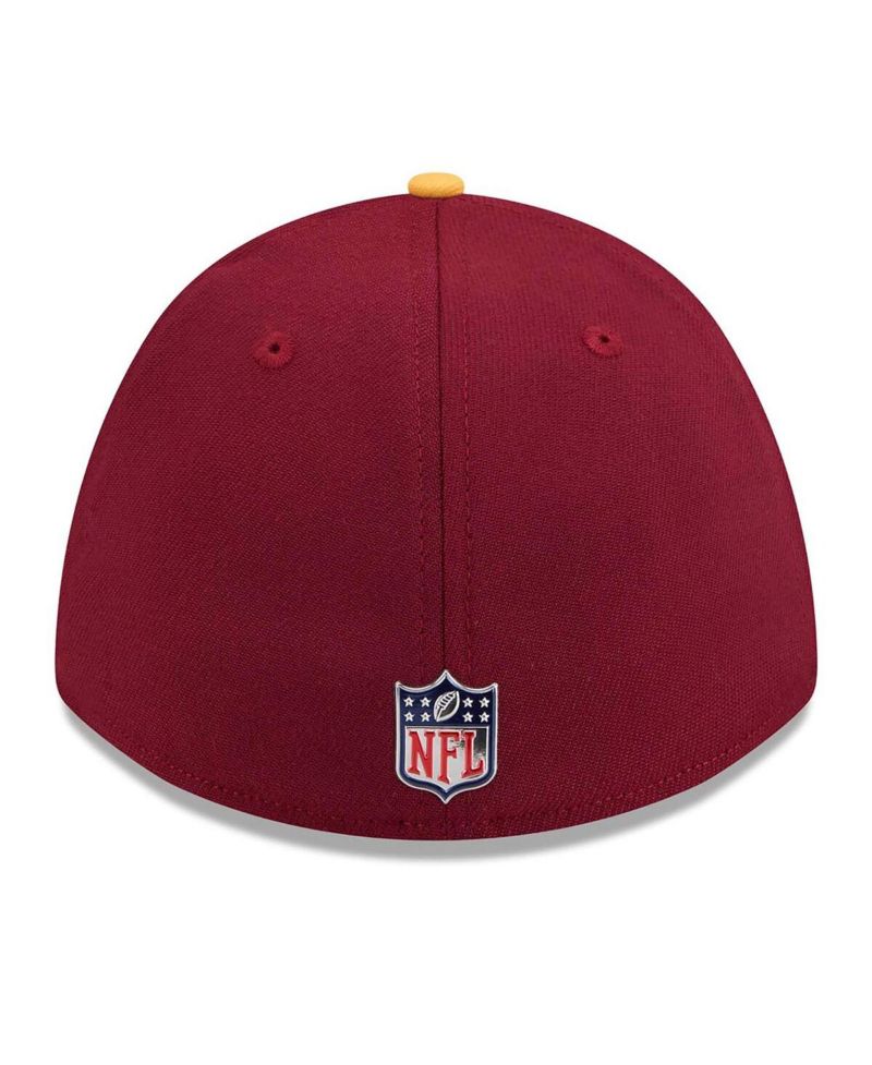 Men's Burgundy/Gold Washington Commanders 2026 NFL Draft 39THIRTY M-Crown Flex Hat