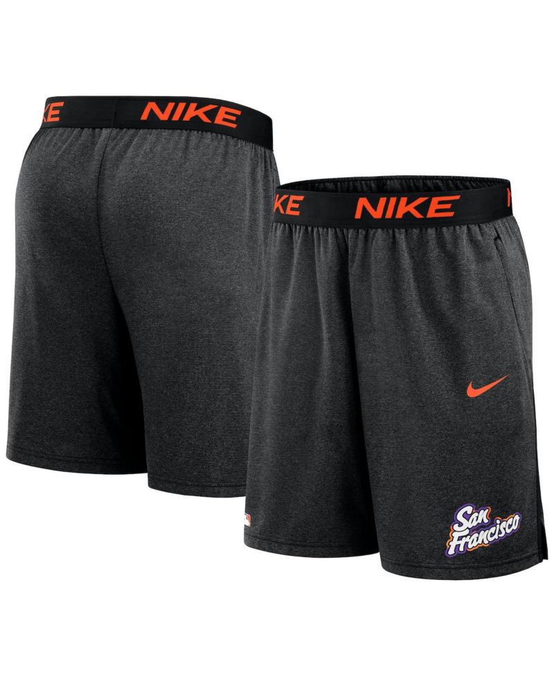 Men's Black San Francisco Giants 2025 City Connect Authentic Collection Knit Shorts
