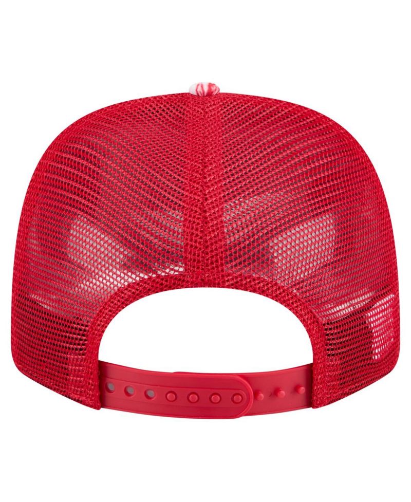 Men's Scarlet San Francisco 49ers Hula 9SEVENTY Adjustable Trucker Hat