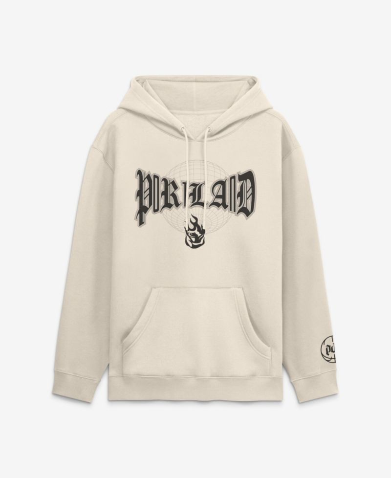 Men's Cream Portland Fire Legacy Fleece Pullover Hoodie