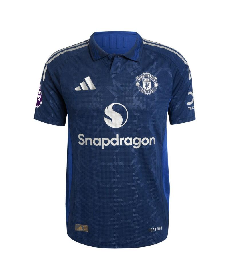 Men's Rasmus Hojlund Navy Manchester United 2024/25 Away Authentic Player Jersey