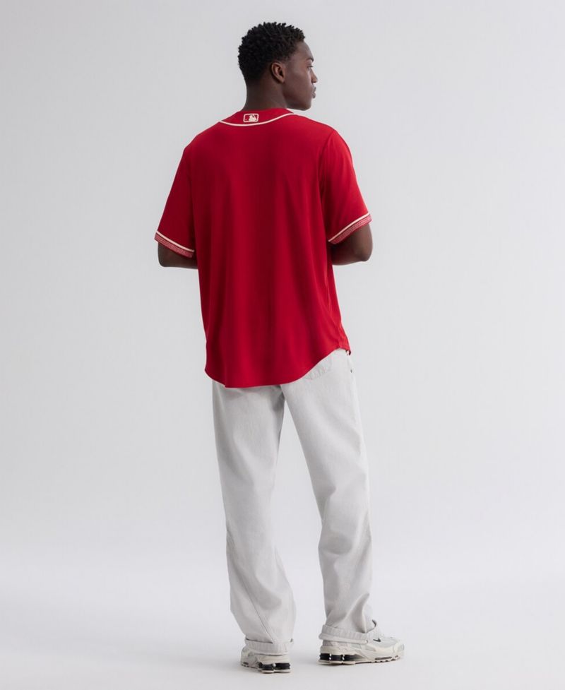 Men's Red Texas Rangers 2026 City Connect Stadium Jersey