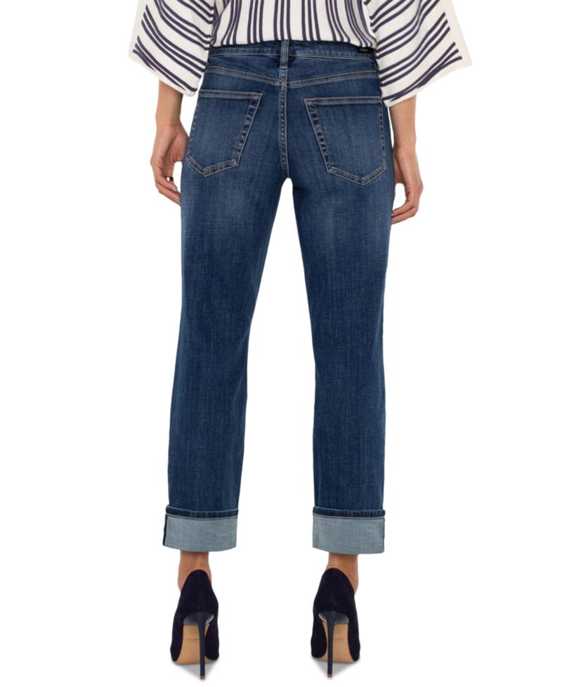 Petite Marley Cuffed Girlfriend Jeans