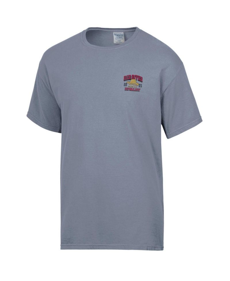 Men's Gray Texas Longhorns vs. Oklahoma Sooners Red River Rivalry Big Tex Match Up T-Shirt