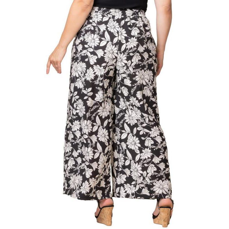 Plus Size Eva Wide Leg Palazzo Pants