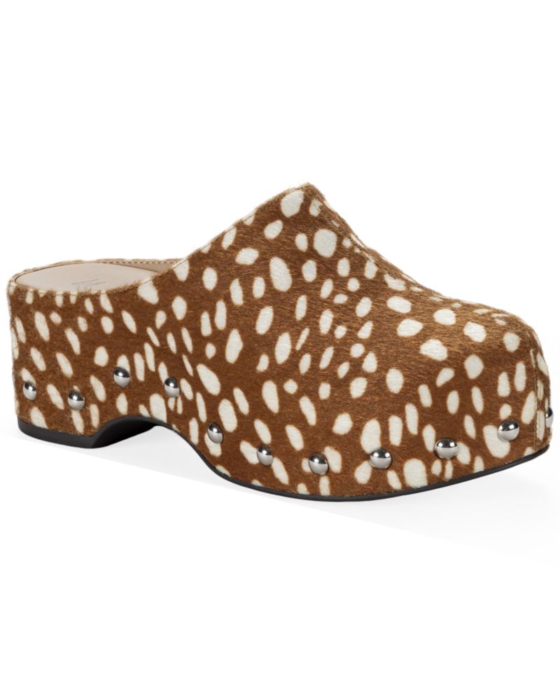 Women's Siimone Platform Block Heel Studded Mules