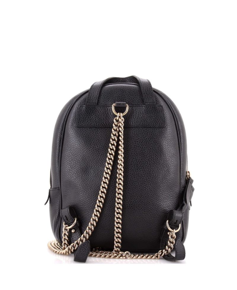 Soho Chain Backpack Leather