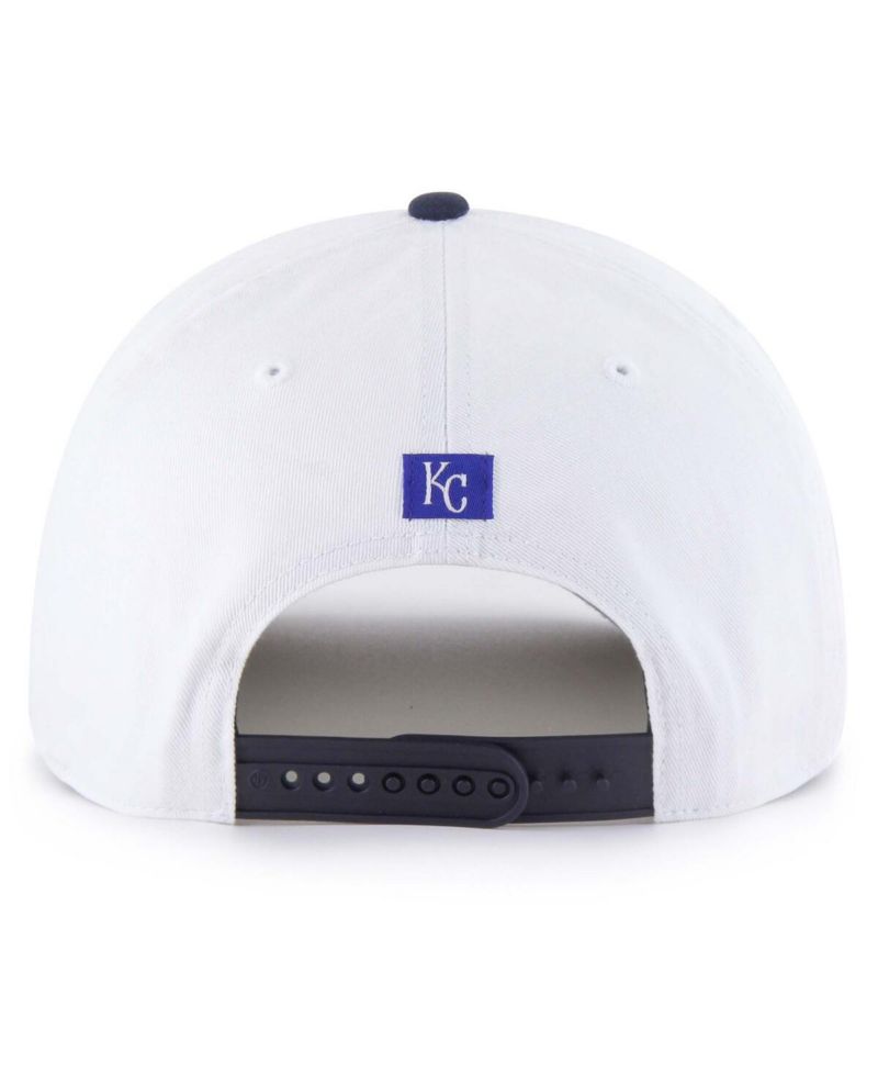 Men's White Kansas City Royals Patriotic Overhand Hitch Adjustable Hat