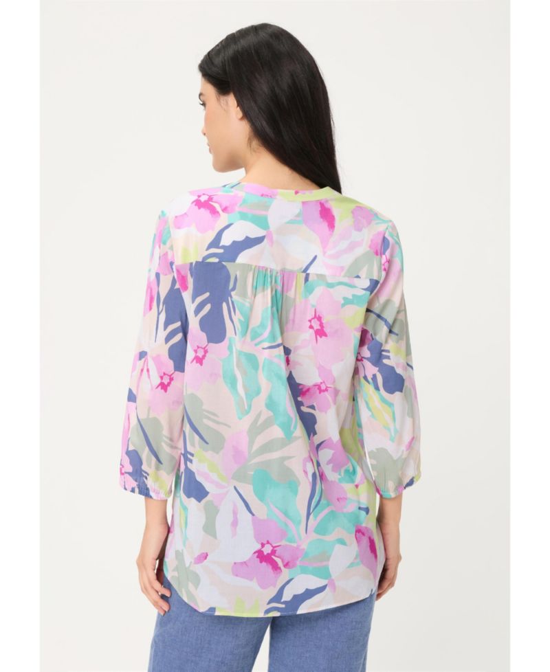 Women's Floral Tunic Shirt