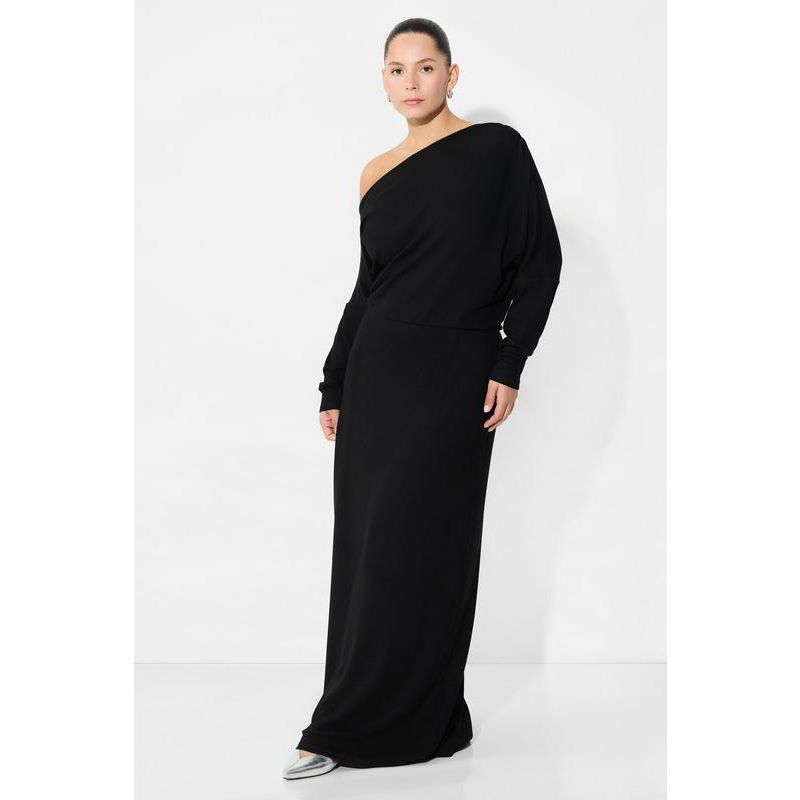 Women's Amia One-Shoulder Gathered-Waist Jersey Evening Gown