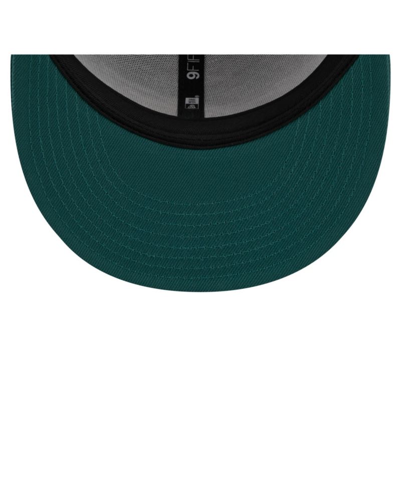 Men's Midnight Green Philadelphia Eagles Core Team 9FIFTY Trucker Snapback Hat