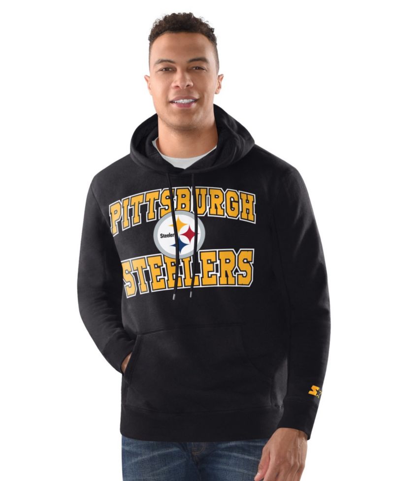 Men's 2-Piece Pittsburgh Steelers Graphic Hoodie and Cuffed Knit Hat Set