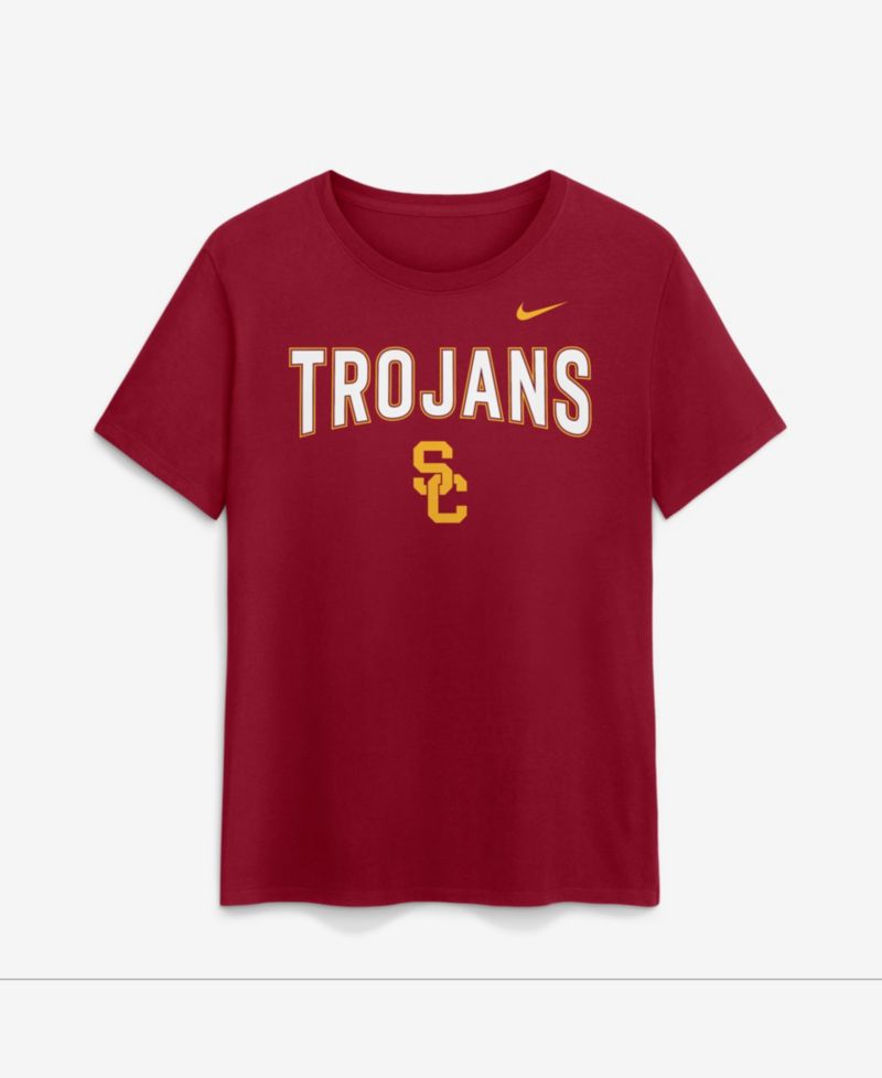 Women's Cardinal USC Trojans Arch Logo T-Shirt