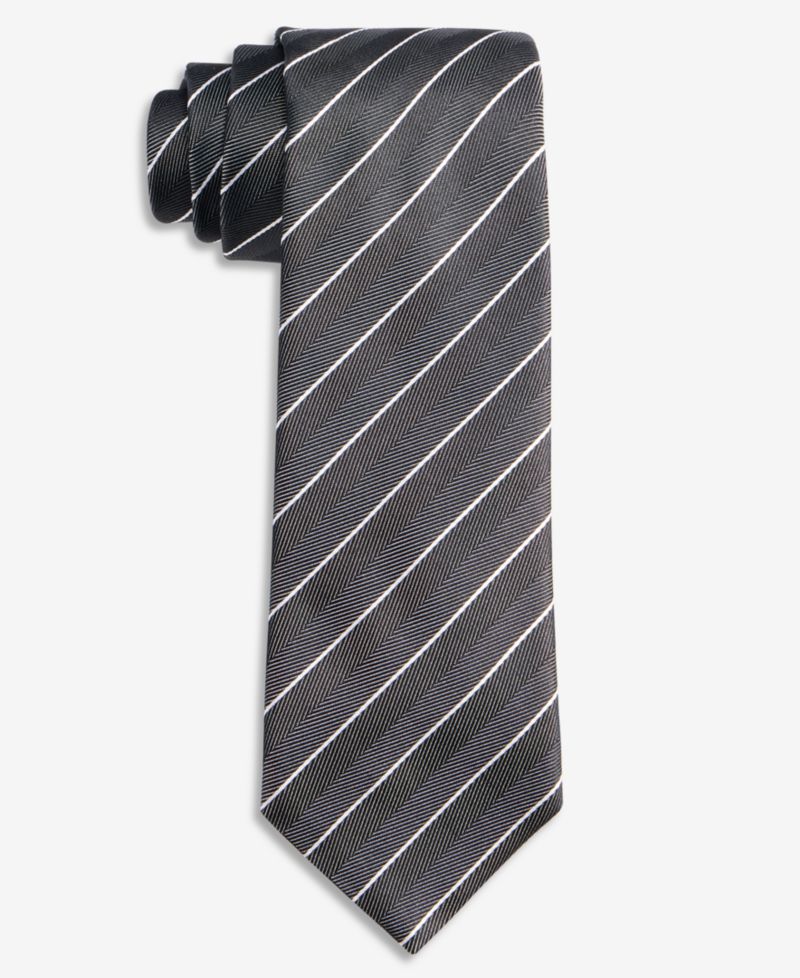 Hugo by Men's Slim-Fit Grid Pattern Tie