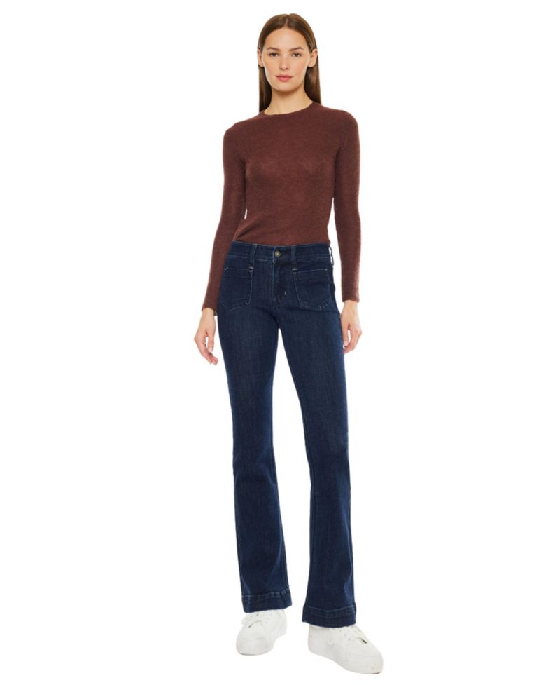 Women's Star Mid Rise Bootcut Jeans