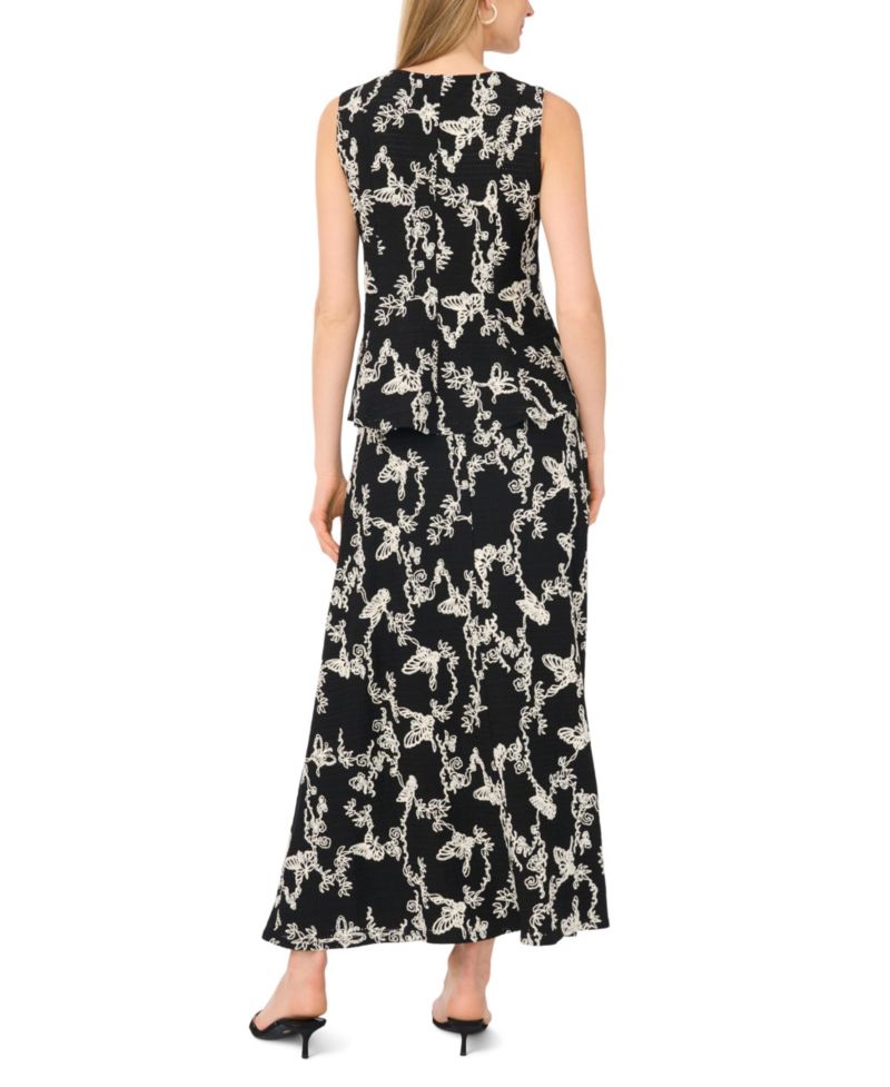 Women's Printed A-Line Maxi Skirt
