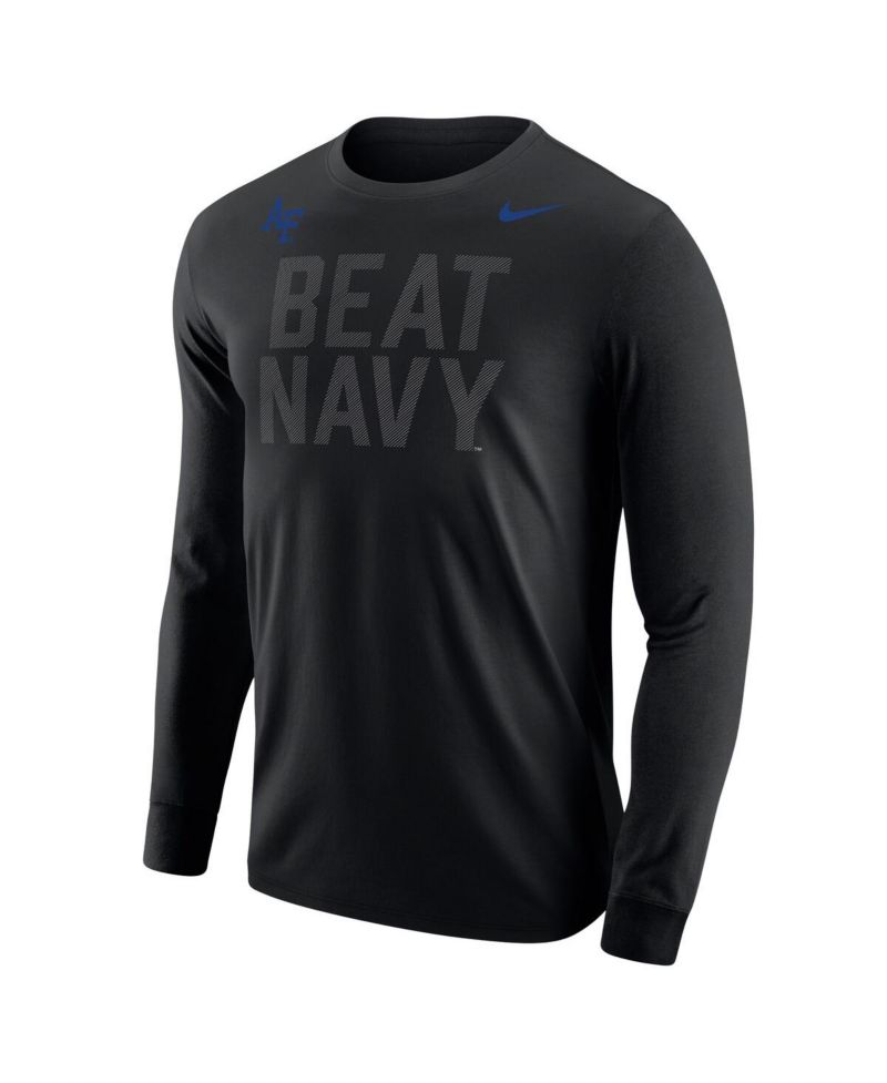 Men's Black Air Force Falcons APLS Fighting Falcon Collection Rivalry Long Sleeve T-Shirt