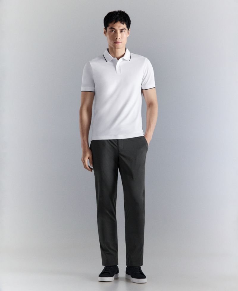 Men's Comfort Stretch Pique Polo Shirt