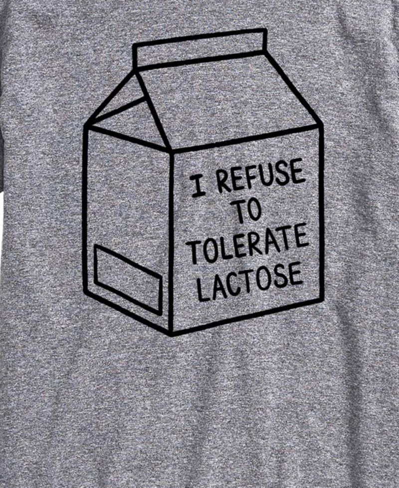 Men's Refuse To Tolerate Lactose Short-Sleeve Graphic T-Shirt