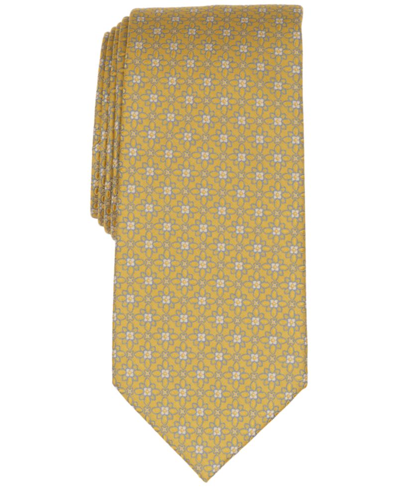 Men's Burnham Floral Pattern Tie