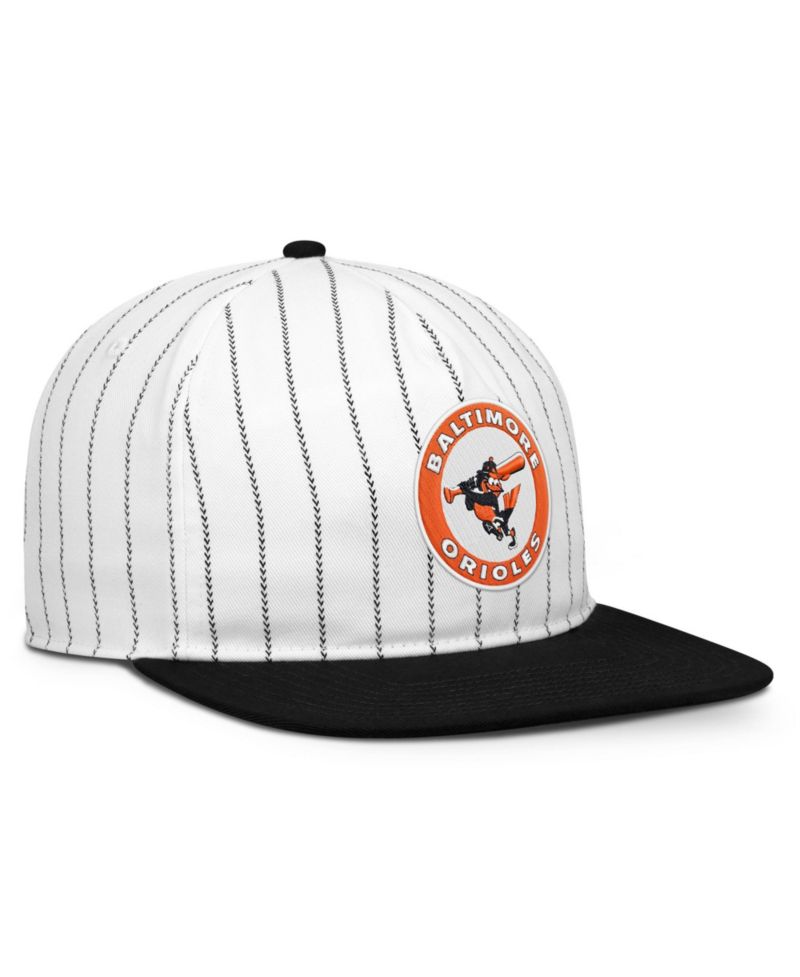 Men's White/Black Baltimore Orioles Cooperstown Collection Pro Adjustable Hat