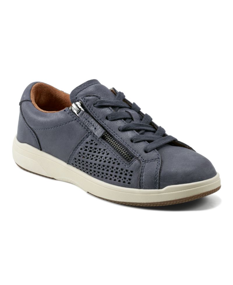 Women's Netta Side Zip Lace-Up Sneakers