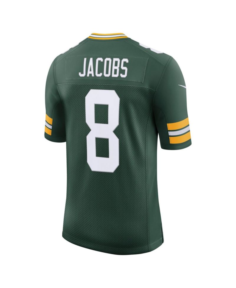 Men's Josh Jacobs Green Green Bay Packers Vapor Untouchable Stitched Limited Jersey