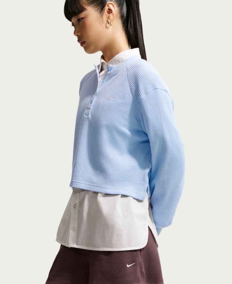 Plus Sportswear Chill Waffle Loose Mid-Rise Shorts