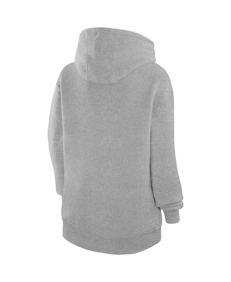 Women's Heather Gray Buffalo Sabres City Graphic Fleece Pullover Hoodie