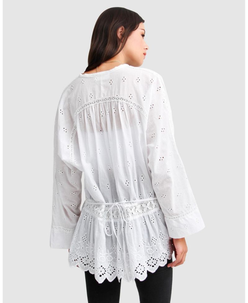 Women's Unbutton Me Eyelet Button Down Shirt