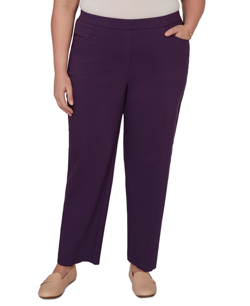 Plus Size Colored Allure Stretch Pants