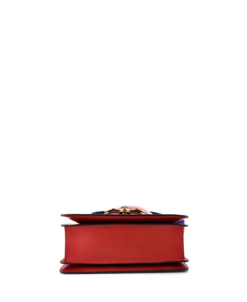 Small Queen Margaret Top Handle Bag Colorblock Leather