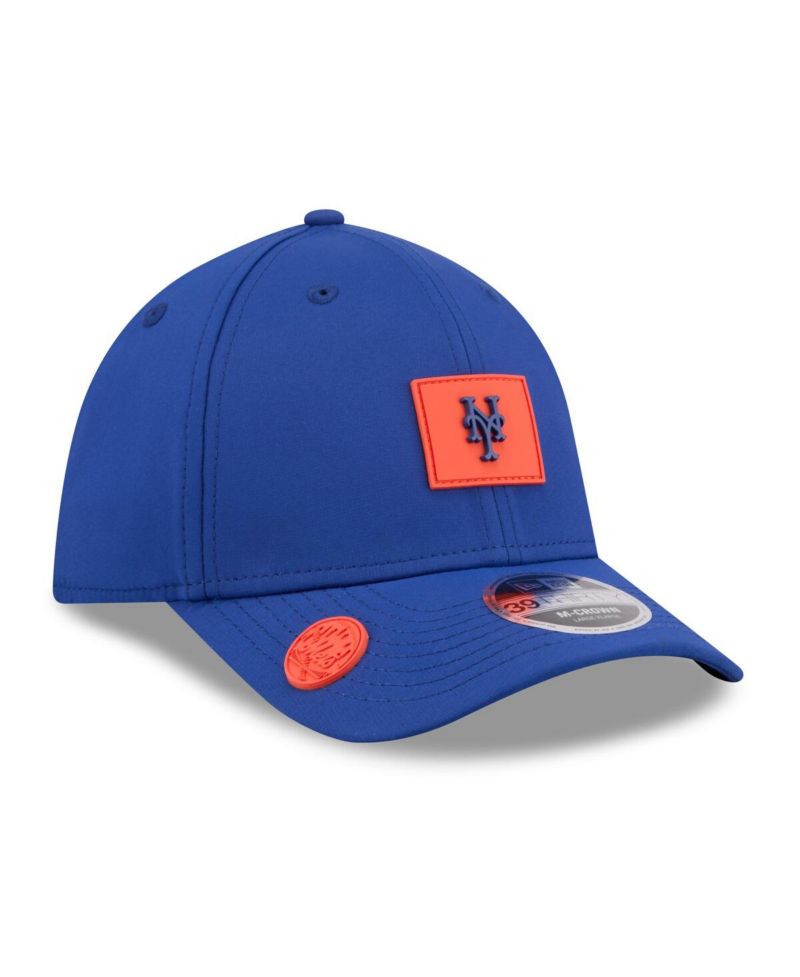 Men's Royal New York Mets 2026 Clubhouse M-Crown 39THIRTY Flex Hat