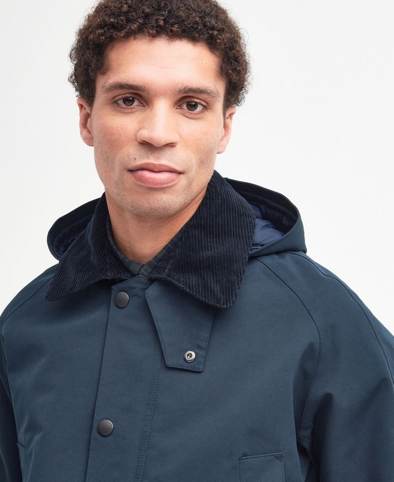Men's Ashby Waterproof Hooded Wax Jacket