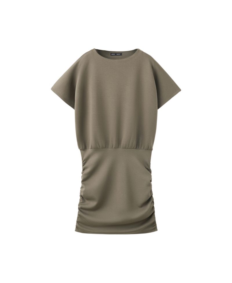 Women's Drape-Detail Mini Body-Con Dress