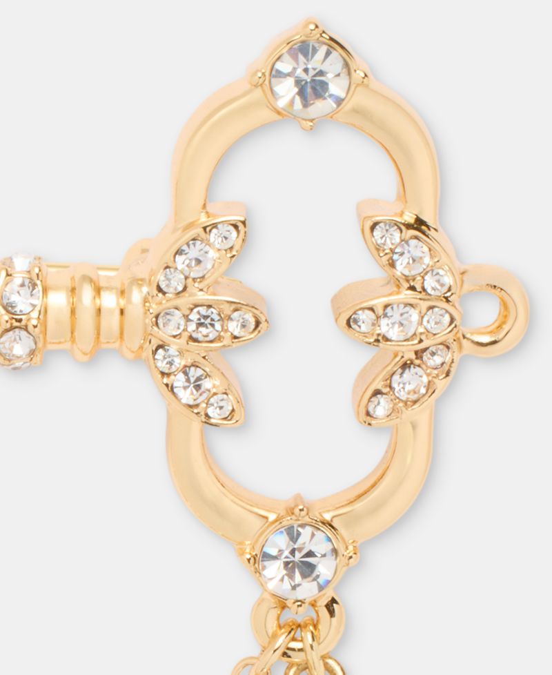 Crystal & Imitation Pearl Key Pin
