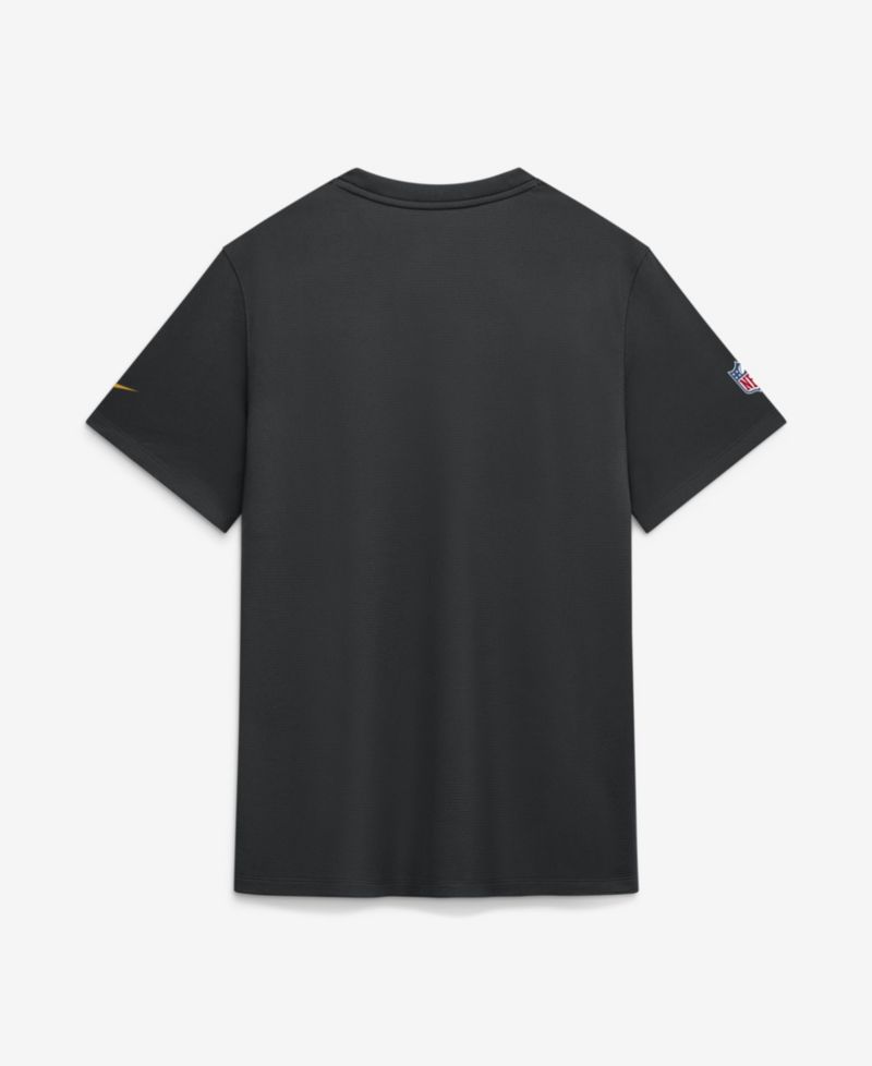 Men's Black Pittsburgh Steelers Sideline UV Dri-FIT Coaches Shirt