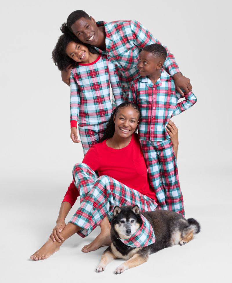 Merry Plaid Family Pajamas Collection