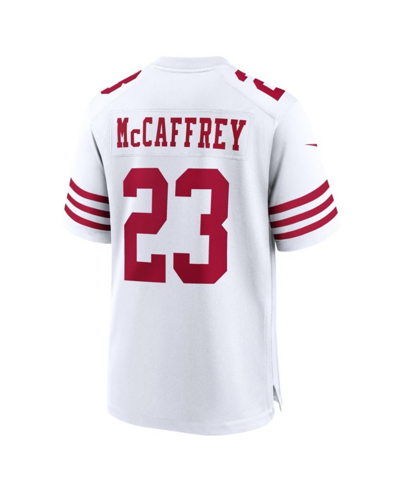 Men's Christian McCaffrey White San Francisco 49ers 80th Anniversary Game Jersey
