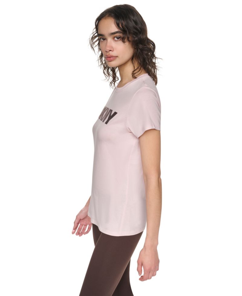 Women's Flocked Logo Crewneck T-Shirt