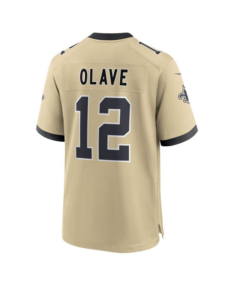 Big Boys and Girls Chris Olave Gold New Orleans Saints Gameday Golds Alternate Game Player Jersey