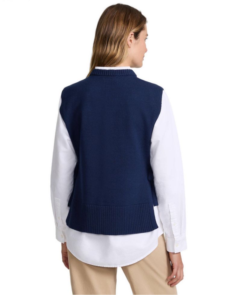 Women's Drifter Side-Tie Sleeveless Sweater Vest